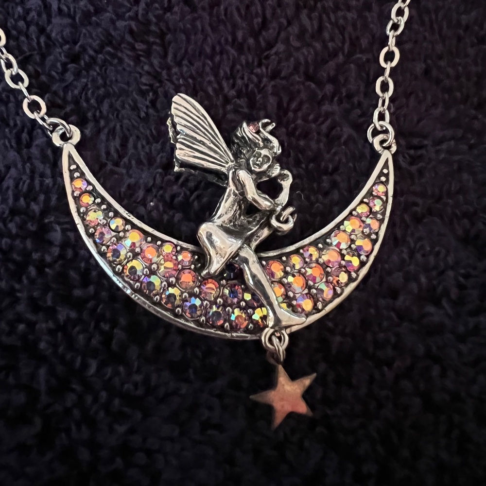 Kirks Folly Fairy Moon Dreamer Necklace